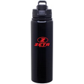 28 Oz. Black H2go Surge Aluminum Water Bottle
